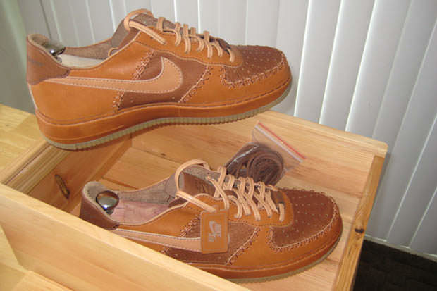 air force one brown leather
