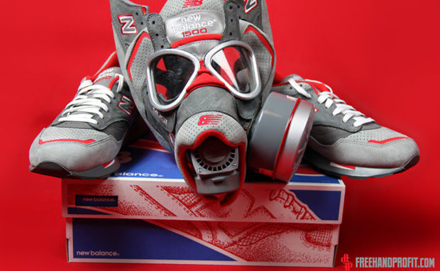 Nice Kicks x New Balance 1500 Gas Mask