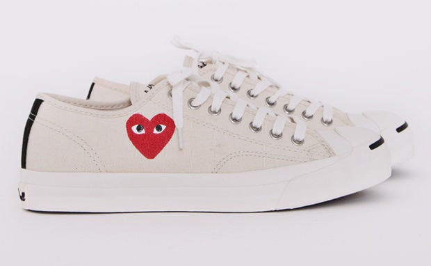 jack purcell comme des garcons white