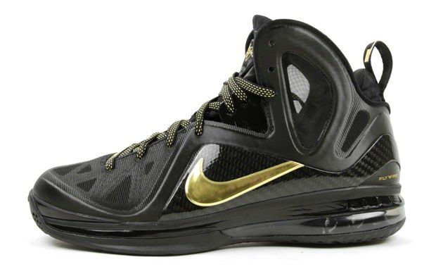 Nike LeBron 9 P.S. Elite Black/Metallic Gold