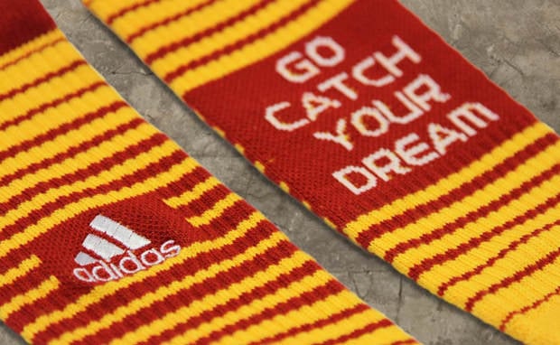 adidas Team Speed "Go Catch Your Dream" Socks