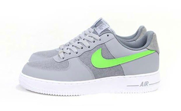 neon green nike air force