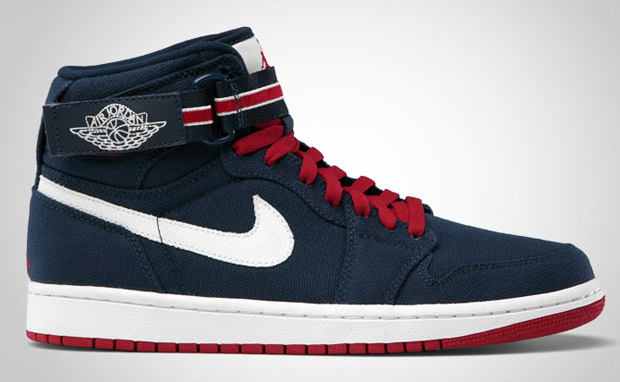 AIR Loose JORDAN Hi Strap Midnight Navy/Varsity Red-Sail