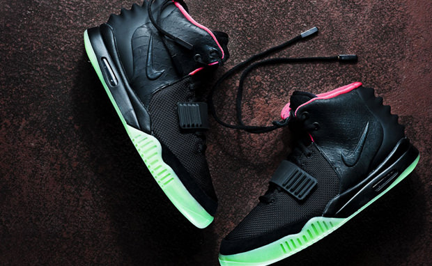 Nike Air Yeezy 2 Black/Solar Red