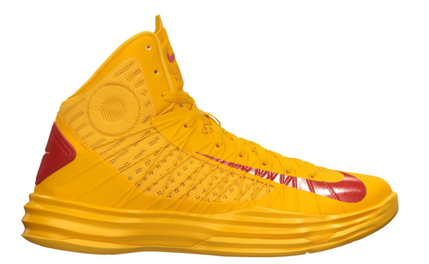 Nike Lunar Hyperdunk+ University Gold/University Red