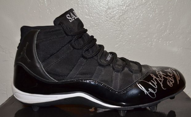 All black on sale jordan 11 cleats