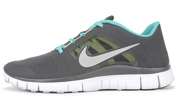Nike Free Run+ 3 Anthracite/New Green