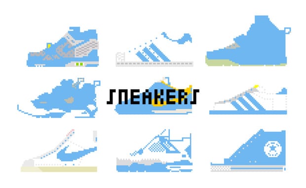 "Pixel Art" Sneaker Series