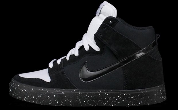 nike black and white speckled