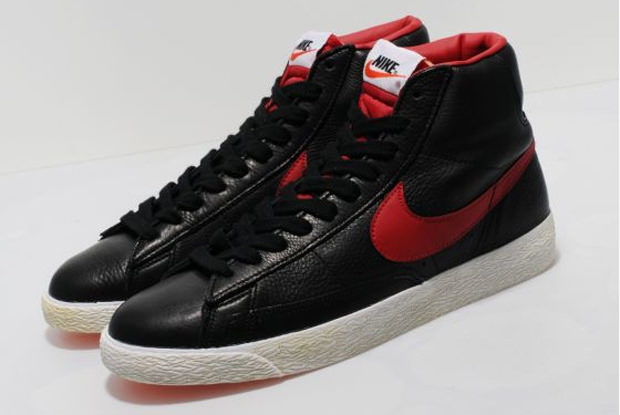 morir Hacer Dar a luz Nike Blazer Mid PRM Black/Gym Red | Nice Kicks