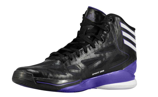chin suddenly Mandated adidas adiZero Crazy Light 2 Black/White-Regal Purple | Nice Kicks
