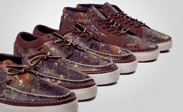 Horween Leather x Vans Vault "Brushed Camo" Pack