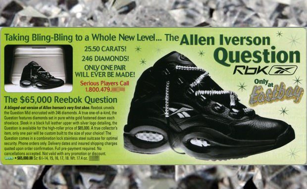 allen iverson diamond shoes