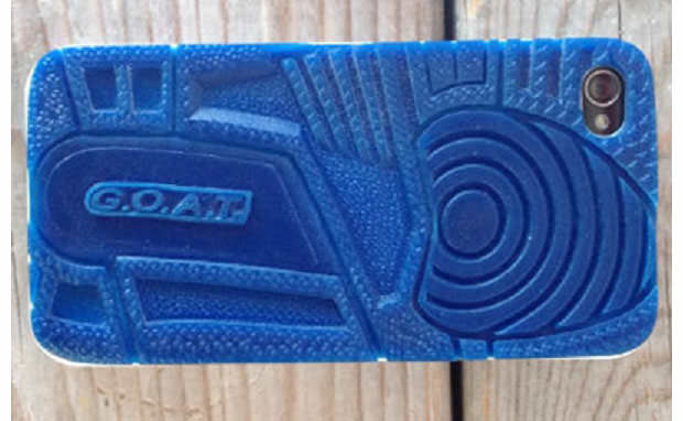 Air Jordan 3 ?True Blue? Inspired G.O.A.T iPhone Case