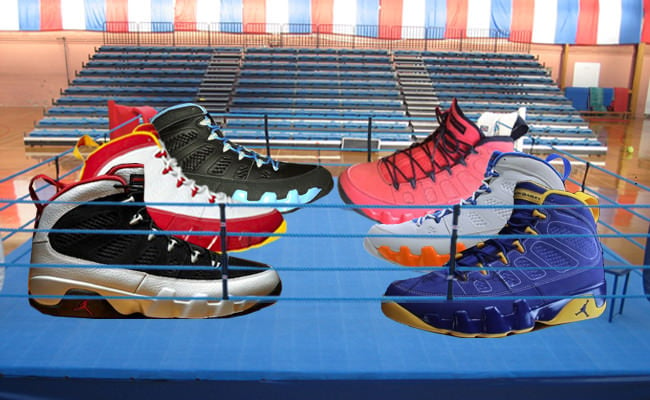 Sneaker Showdown: Air Jordan 9 "Kilroy Pack"