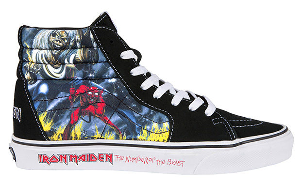 iron maiden shoes vans