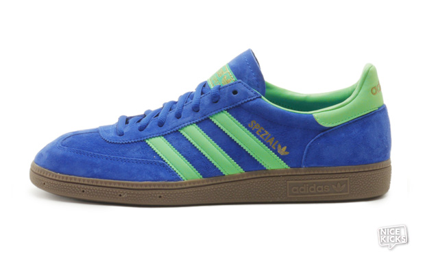 Adidas spezial blue shop green