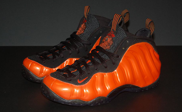 foamposite orange and black