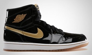 Air Jordan 1 Black/Metallic Gold 555088-019