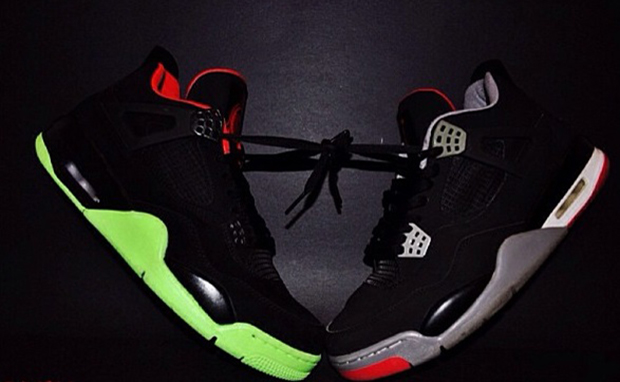 Air Jordan 4 Yeezy Custom Nice Kicks