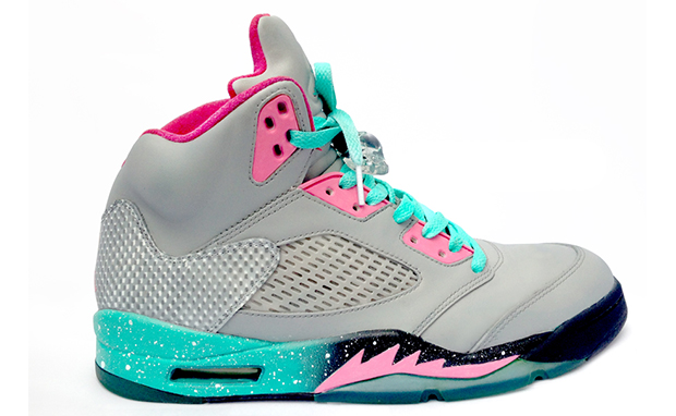 Air Jordan 5 Miami Vice Custom Nice Kicks