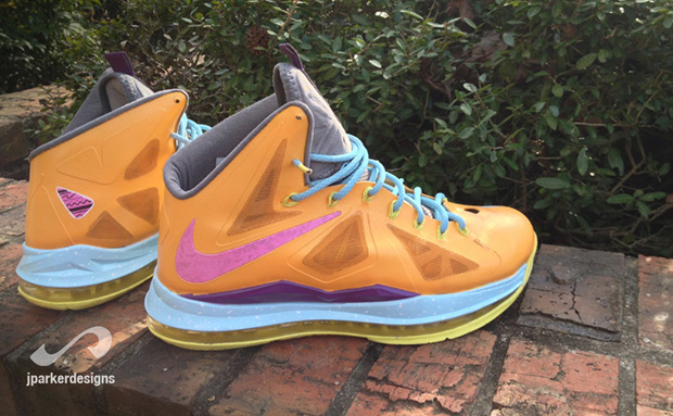 Nike LeBron X Easter Custom by JParker Designs Nice Kicks