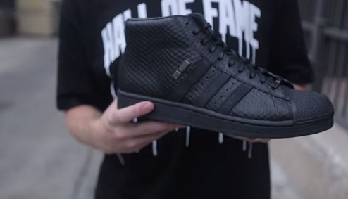 adidas pro model all black