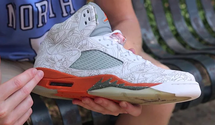 laser jordan 5