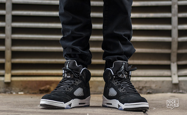 jordan 5 oreo on feet