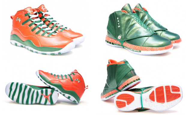 Ray Allen Christmas Jordans