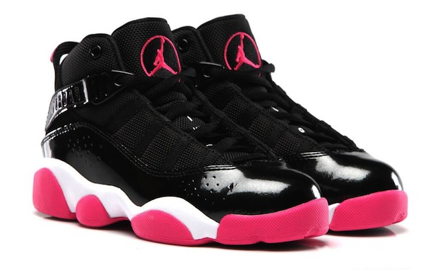 jordan 6 rings black pink