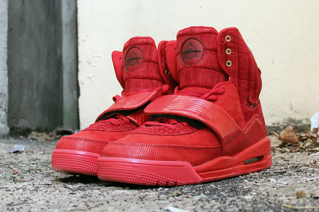 nike air yeezy 1 croc lizard suede custom 00