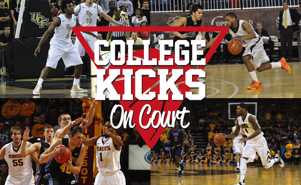college kicks on court