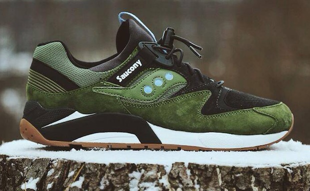 saucony dark green