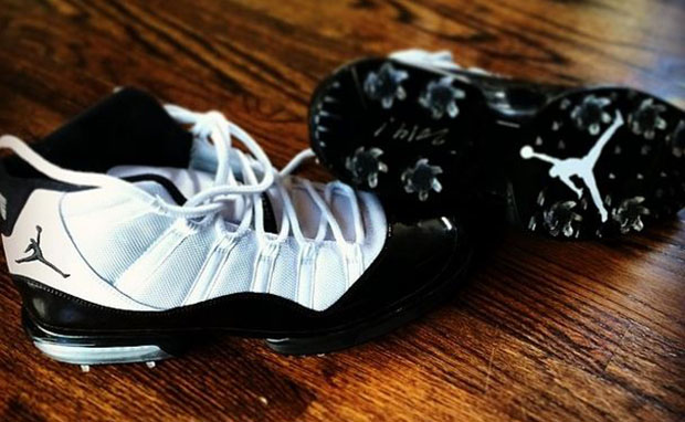 Keegan Bradley Shares Look at Concord Air Jordan 11 Golf Shoes