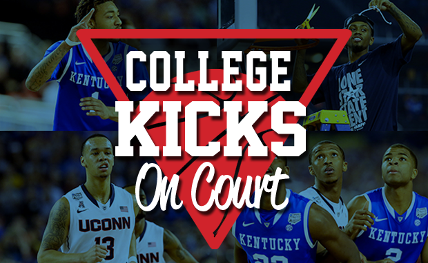 College Kicks On Court