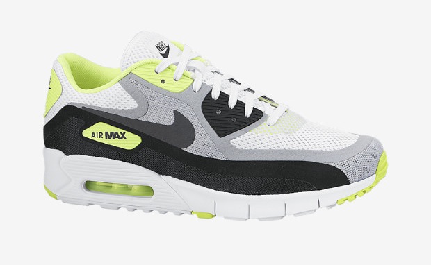 Nike Air Max 90 Breathe White Dark Grey Nice Kicks