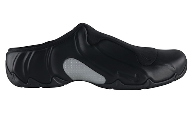 Nike Solo Slide Black Metallic Silver Nice Kicks
