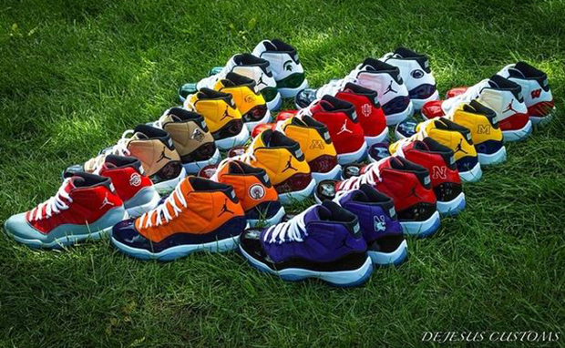 Air Jordan 11 Big Ten Custom Collection