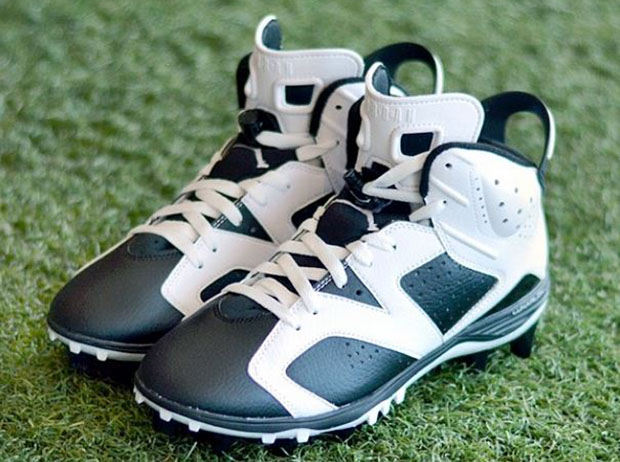 Air Jordan 6 TD Cleat White Black Nice Kicks