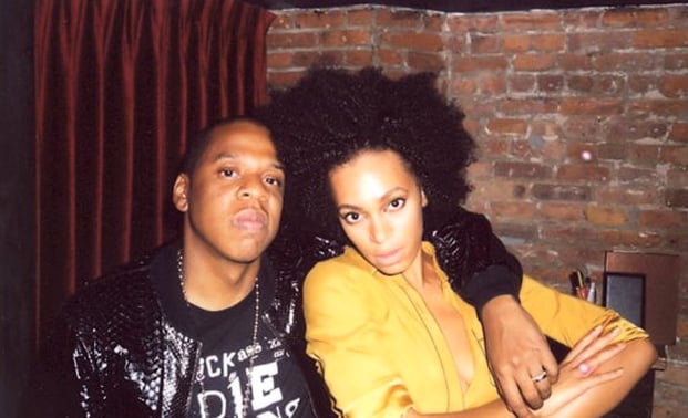 Jay Z and Solange