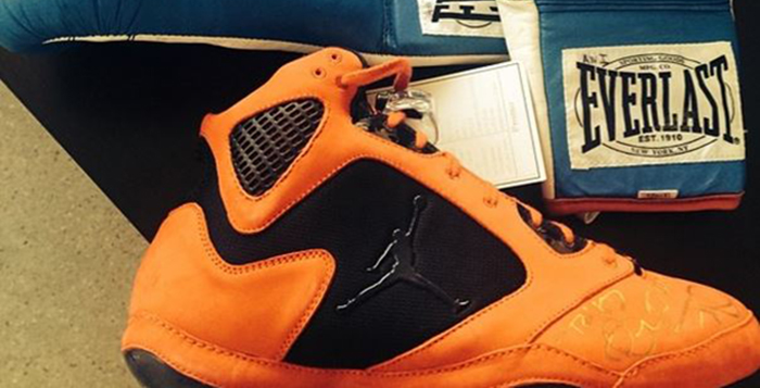 Kevin Durant Shares a Look at Andre Ward's Jordan Boxing Boot