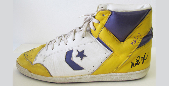 Converse Weapon Autographed by Magic Johnson