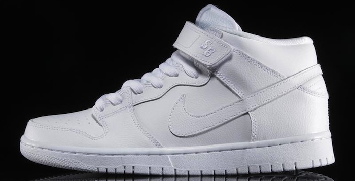 nike sb mid white