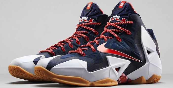 lebron james 4th of july shoes