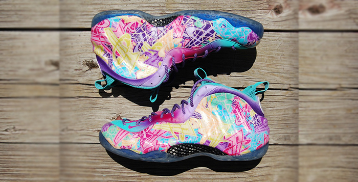 Nike Air Foamposite One Birthday Cake Custom