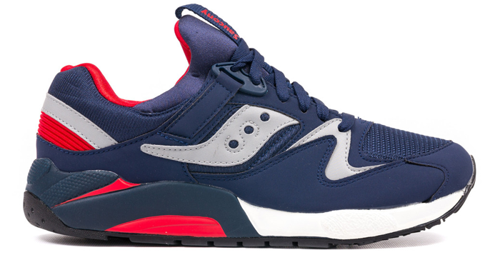 saucony grid 9000 navy red