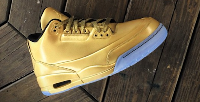 air jordan 3 gold