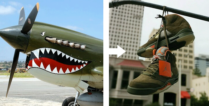 Sneakers Influenced by Airplanes 