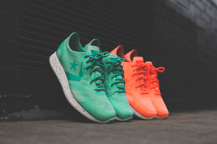 Converse Auckland Racer Mint Leaf and Fiery Coral
